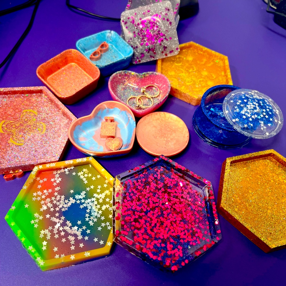 Super cute Trinket trays of all sizes
